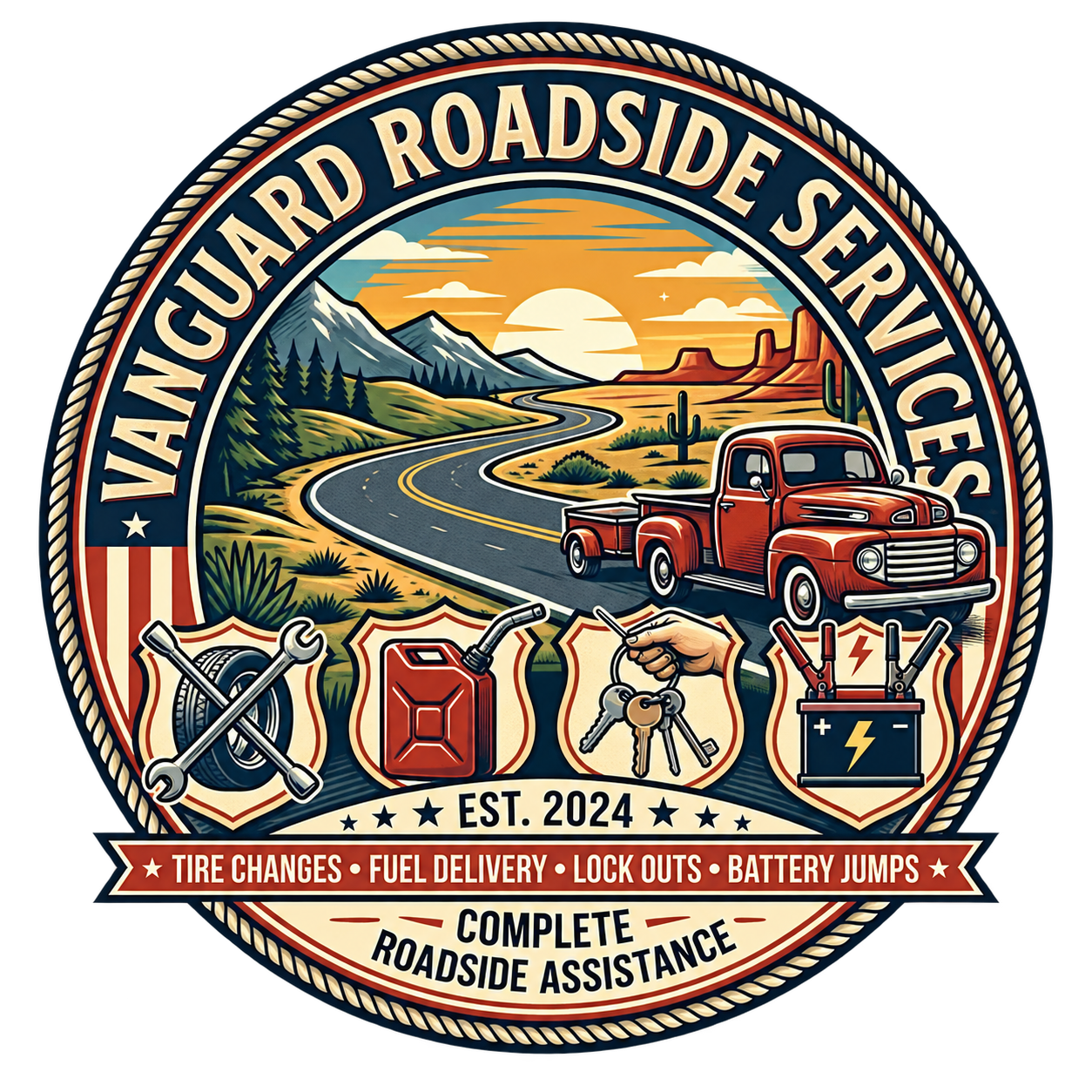 Vanguard Roadside Services logo